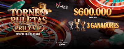Torneo de Ruletas Premium promotion